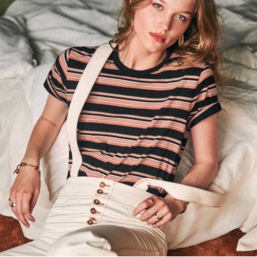 Sézane striped shirt